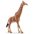 Giraffe Male figurine with realistic brown and white pattern standing tall for children aged 3-8 years.