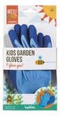 Gardening Gloves in blue for kids ages 5+, stretchy and comfortable for various garden tasks.