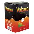 Volcano in a Box kit packaging showing volcano illustration and dinosaur with erupting volcano theme colors.