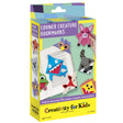 Corner Creature Bookmarks origami kit with 10 colorful animal corner bookmarks and step-by-step folding instructions.