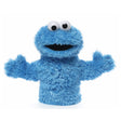 Cookie Monster Puppet soft plush hand puppet with open arms for imaginative play and toddler-friendly size.