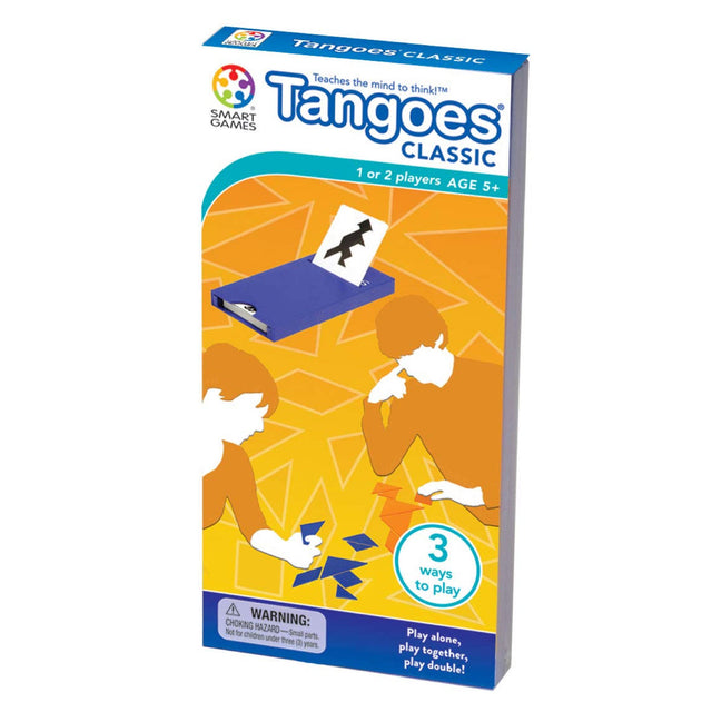 Tangoes Classic puzzle game with seven pieces for ages 5+, enhances problem solving and creative thinking skills.