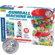 Gumball Machine Maker STEM kit featuring customizable gumball track and educational physics stunts for kids ages 6-12.