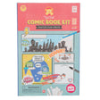 Comic Book Kit | Practice. Plan. Create. with comic strip booklet, pens, pencils, stickers, and how-to guide for kids.