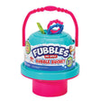 Fubbles | No-Spill Big Bubble Bucket with handle and 3 bubble wands designed to prevent spills and hold up to 20 fl. oz.