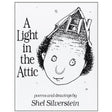 A Light in the Attic book cover featuring a whimsical face with an attic roof as a hat by Shel Silverstein.