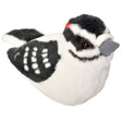Audubon Bird | Downy Woodpecker plush toy with realistic details and authentic bird call for kids and adults.
