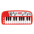 Electric Keyboard with 24 keys, musical notes design, compact size, and speaker for young musicians.