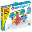 Georello Tech Gears starter set with colorful interlocking gears building 3D mechanical structures for kids aged 5+