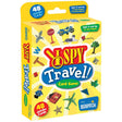 I Spy Travel! Card Game packaging showing 48 jumbo cards with colorful travel-themed illustrations for ages 4 and up.