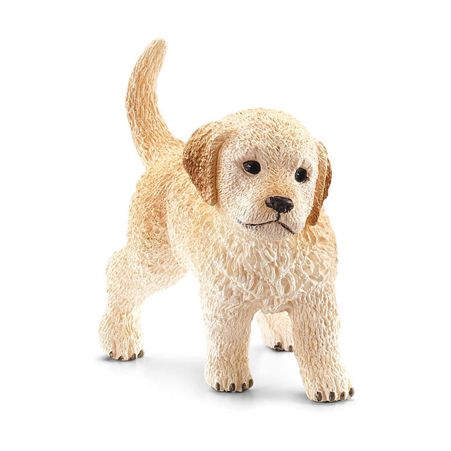 Golden Retriever Puppy figurine showing a friendly, honey-colored dog with detailed fur and a playful stance.