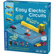 Easy Electric Circuits STEM kit with 20 projects, 60 pieces, motorized devices, and hands-on circuit experiments for ages 8+.