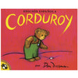 Corduroy (Spanish Edition) book cover showing a teddy bear in green overalls on a red background.
