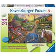 24pc My First Farm Puzzle with farm animals, tractor, barn, and scenic countryside for ages 3 and up.