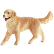 Golden Retriever figurine showing a friendly honey-colored dog with a wagging tail and happy expression.