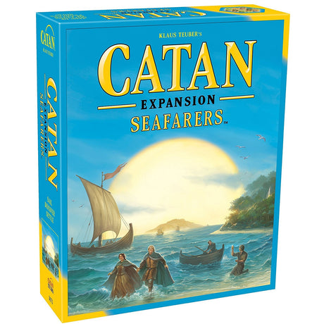 Catan Seafarers 5th Edition board game expansion featuring sea exploration and island settlement adventure.