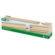 Long Straight Tracks wooden train railway pieces extending BRIO World sets, suitable for ages 3 and up.
