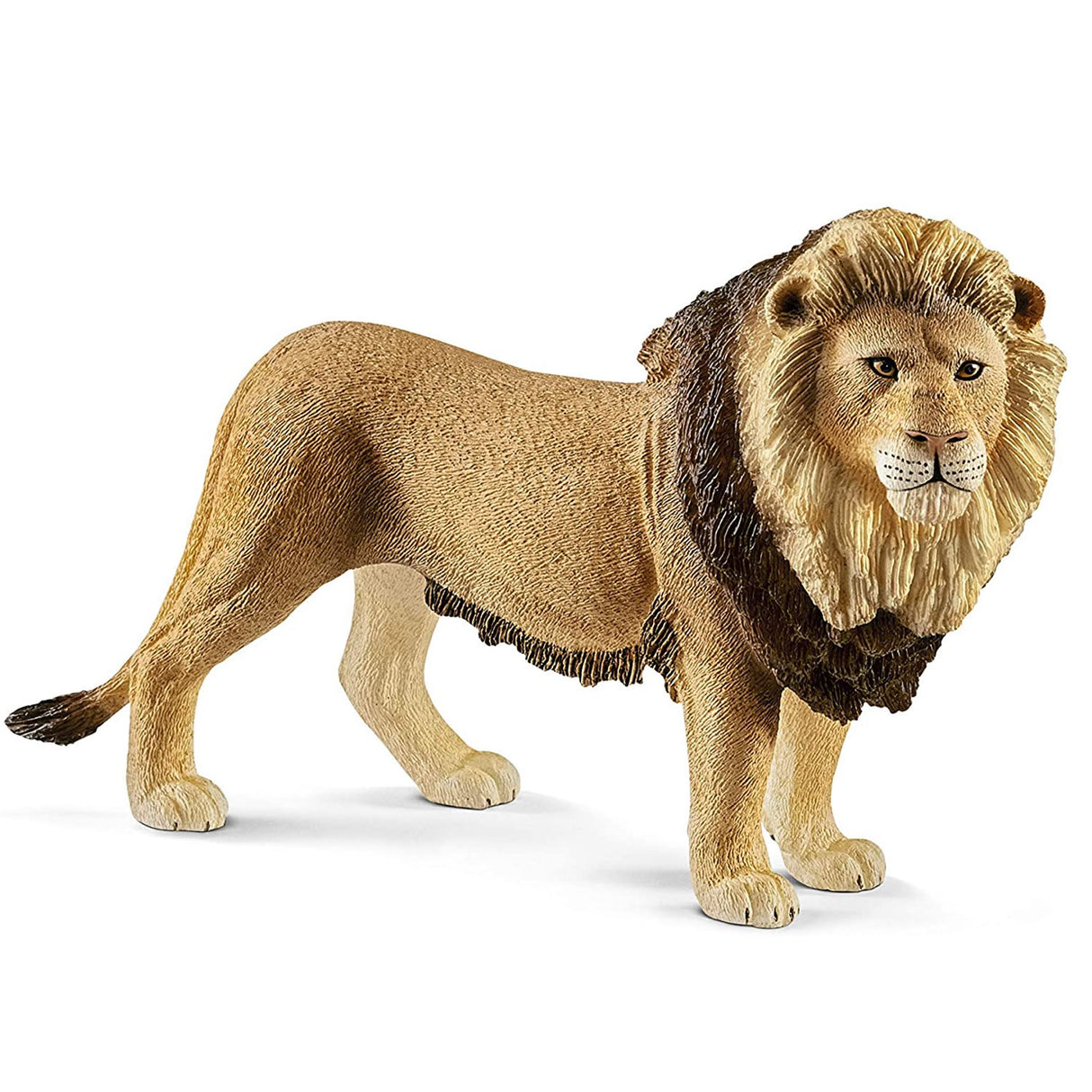 Lion figurine with detailed mane and lifelike features, perfect for children aged 3-8 years.