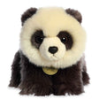 Realistic Stuffed Panda Cub 9 Inch Miyoni Plush by Aurora in soft fur with lifelike black and white features.