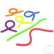 Colorful stretchy string fidget toys in assorted colors, perfect for tying knots and sensory play, Stretchy String product.