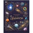 Cover of the book Mysteries of the Universe featuring colorful planets, galaxies, and celestial objects on a dark background.