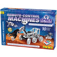 Remote Control Space Explorers engineering kit box featuring a robotic Mars rover model and space vehicles for kids 8+.