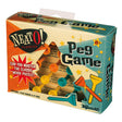 Peg Game classic wooden puzzle with colorful pegs, challenging and fun for puzzle lovers ages 8 and up.