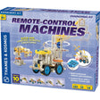 Remote Control Machines kit with motors, wireless remote, and building pieces to create motorized vehicles and robotic models.