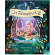 On Sleepy Hill cover showing forest animals settling for the night with detailed, colorful illustrations and cut-out designs.