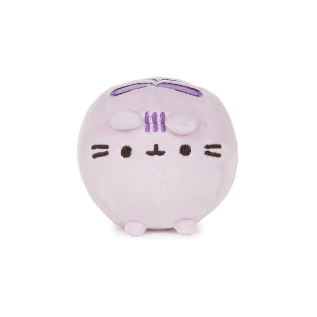 Pusheen Round Squishy soft plush toy in pastel purple with cute face and small paws, perfect for kids and collectors.