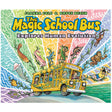 Cover of Magic School Bus Explores Human Evolution showing the bus and characters traveling through prehistoric times with evolving creatures.