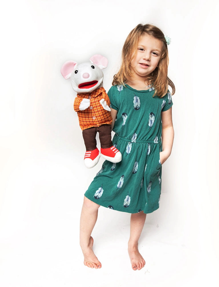 Mouse with Sneakers Puppet