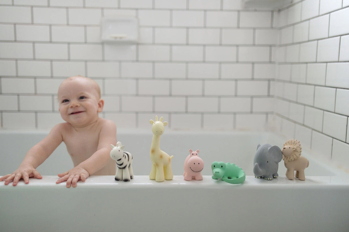 Organic Rubber Teether Rattle | Elephant