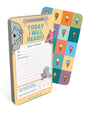 Elephant and Piggie jumbo bookmark pad with colorful ice cream stickers and space to write about books for kids.