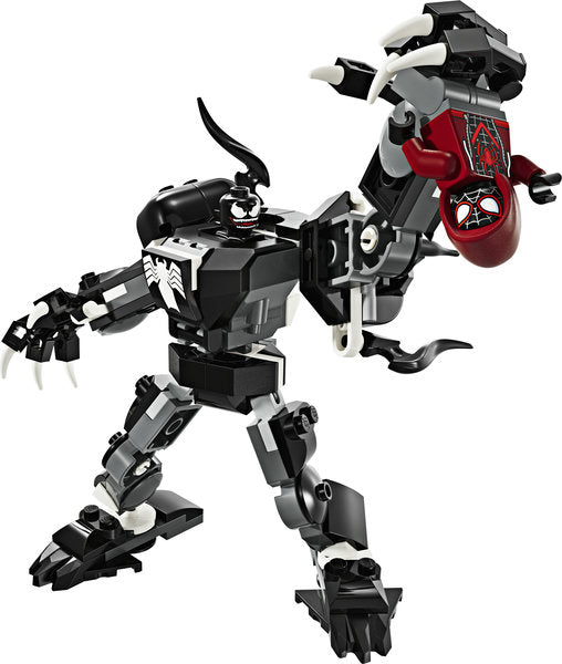 Super Heroes Marvel Venom Mech Armor vs Miles Morales