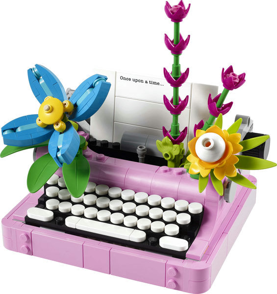 Creator Typewriter with Flowers