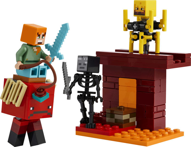 Minecraft The Nether Lava Battle