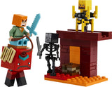 Minecraft The Nether Lava Battle