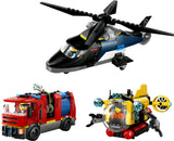 City Helicopter, Fire Truck & Submarine Remix