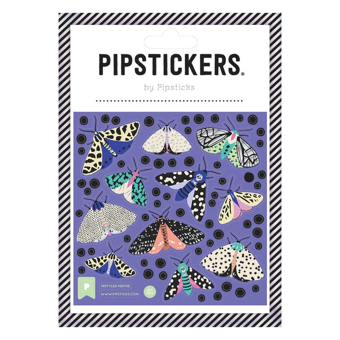 Mottled Moths Stickers