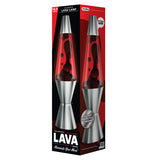 Lava Lamp | Chrome Plated Crimson