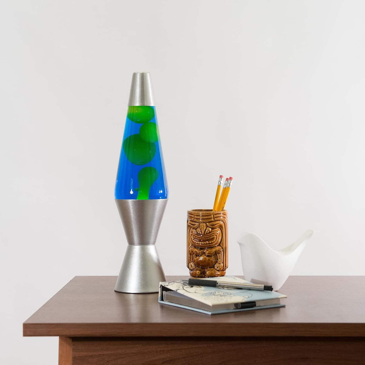 Lava Lamp | Green & Blue