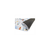 Crossroads White Valley Play Mat showing non-slip backing and snowy mountain road design for imaginative play.