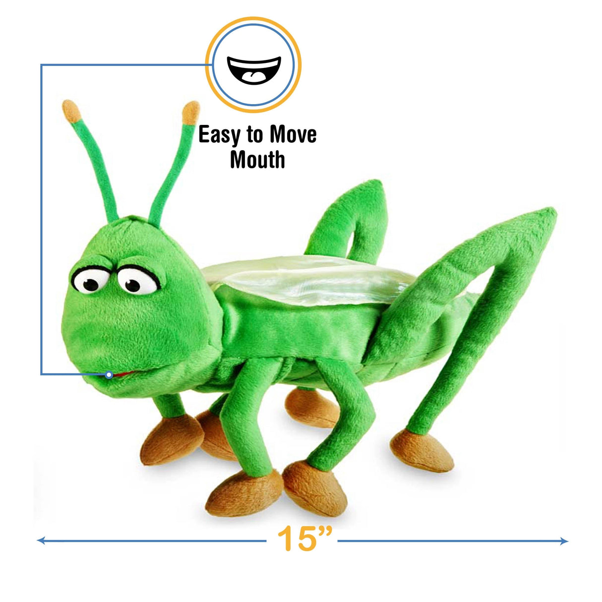 Silly Grasshopper Puppet