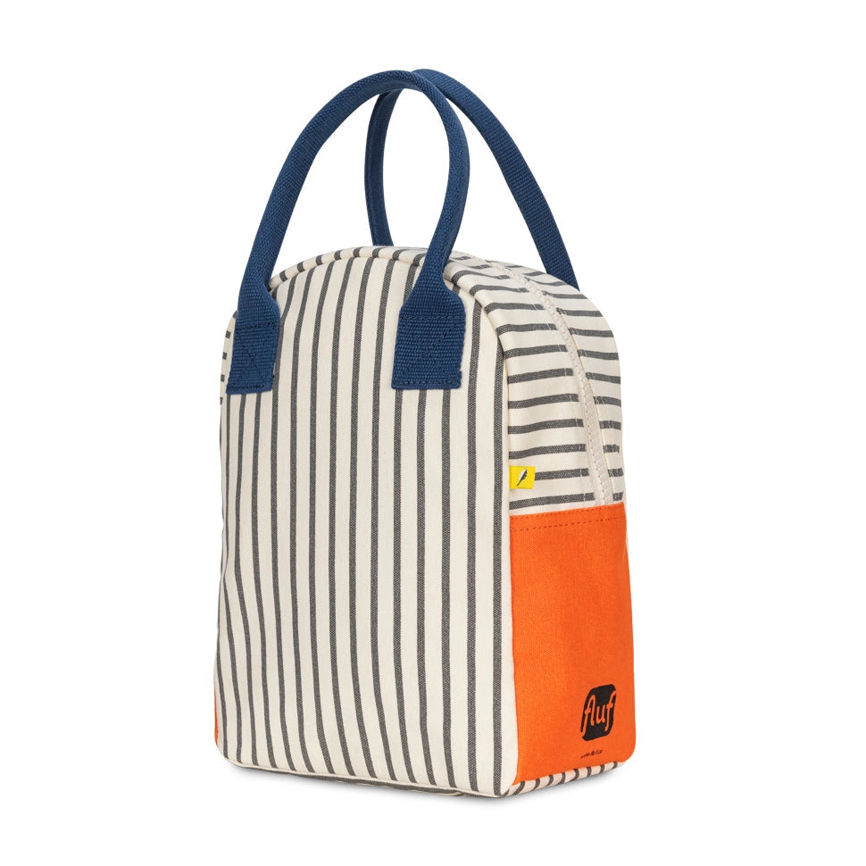 Zipper Lunch Bag | Pencil Strip Nautical