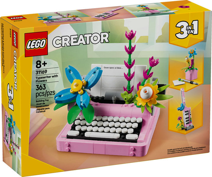Creator Typewriter with Flowers