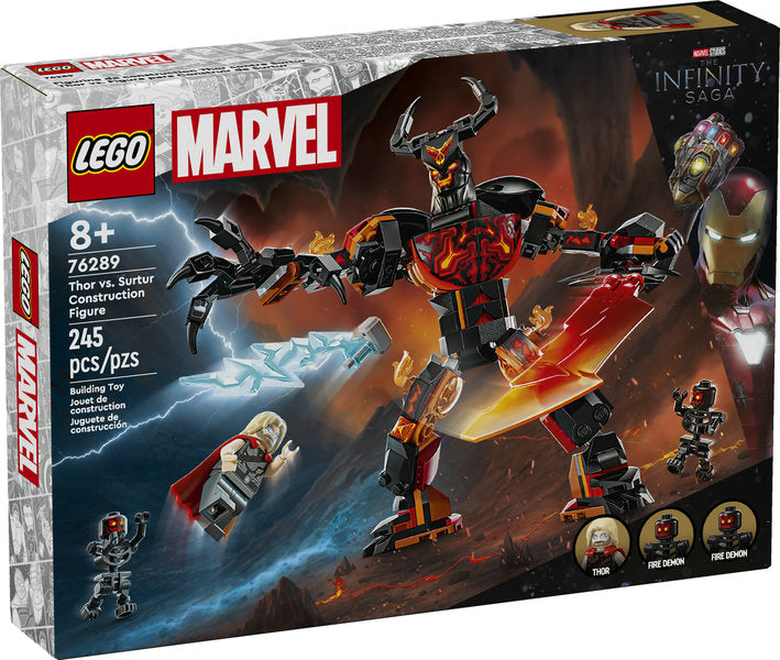 Super Heroes Marvel Thor vs Surtur Construction Figure