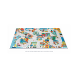 Crossroads City Play Mat featuring colorful streets, buildings, vehicles, and characters for imaginative urban play.