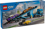 City Car Transporter Truck with Sports Car