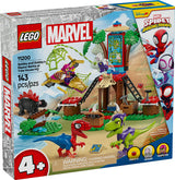 Spidey Spidey & Gobby's Raptor Battle at Tree House HQ
